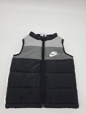Nike Black & Gray Puffer Vest 18M Baby